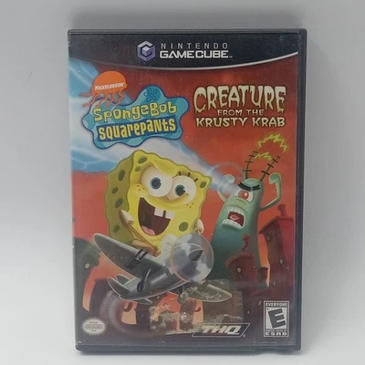 Nintendo Gamecube SpongeBob SquarePants Creature from the Krusty Krab Complete - Image 1 of 4