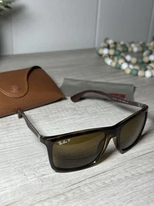 Gafas de sol Ray-Ban RB4228 710/83 Habana marrón polar talla 58-18 Italia descontinuadas - Imagen 1 de 13