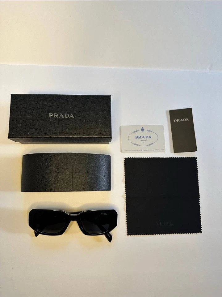 PRADA Saffiano Black Cell Eyeglasses with Sunglasses Case (everything Included) - Image 1 of 1