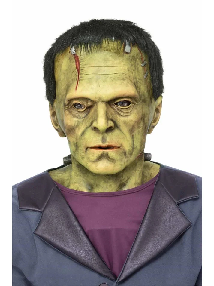 Universal Monsters Full Head Latex Frankenstein Mask Costume Halloween Licensed - image 1 of 3