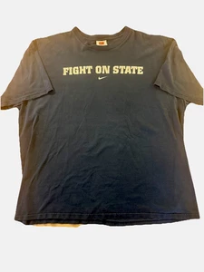Nike Vintage 90s Penn State Navy T-Shirt Kurzarm 2XL - Bild 1 von 4