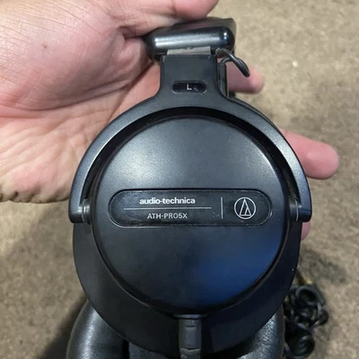 Audio Technica ATH-PRO5X Headphones Wired DJ Black - Image 1 of 4