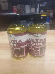 2X Difeel Ultra Curl with Argan & Shea Butter - Curl Boosting Shampoo 12 oz. - Picture 1 of 2