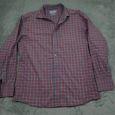 Southern Tide Shirt Mens Large Red Plaid Costal Passage Nylon Blend Preppy - Image 1 of 4