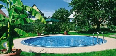 Randsteine Classic extra flache Beckenrandsteine weiss Rundpool 4,60m - Bild 1 von 2