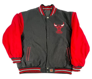 Chicago Bulls Windy City 3XL Reversible Wool / Poly Jacket Official NBA - Picture 1 of 13