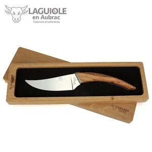 Laguiole en Aubrac Käsemesser "Le Buron" mit Griffschalen aus Olivenholz - Bild 1 von 4