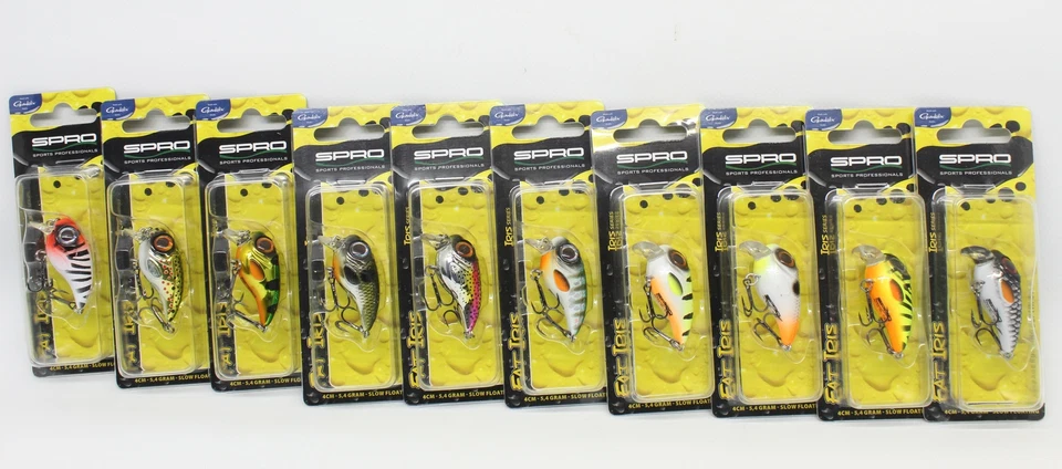 Spro Fat Iris 40 Wobbler SR 4cm 5,4g 10 Farben Forelle Rapfen Barsch NEW OVP - Bild 1 von 1