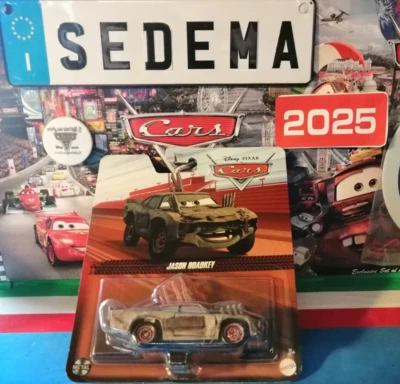 CarsontheRoad Jason Roadkey 2021 Serie Tribune Rosse Bl.Sing.Mattel 1/55 metal - Immagine 1 di 3