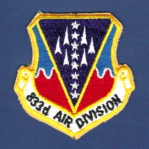US Air Force 833rd Air Division Patch