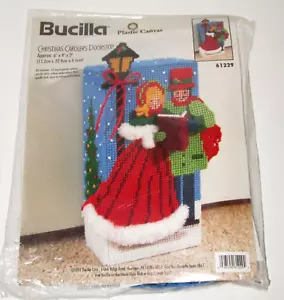 Kit de agujas de lona de plástico para tope de puerta Bucilla Christmas Carolers #61229 - Imagen 1 de 2