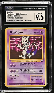1998 Pokemon japanischer Verkauf Mewtu Serie 3 III Nishihara Nr. 150 CGC 9,5 neuwertig + - Bild 1 von 2