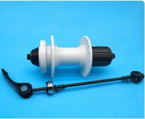 1pcs Aluminum 32H Road Mountain Bike Disc-Brake Cassette Hubs w/QR White - Picture 1 of 5