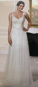 Wedding Dress Size 10- Stella York NWT - Picture 1 of 15