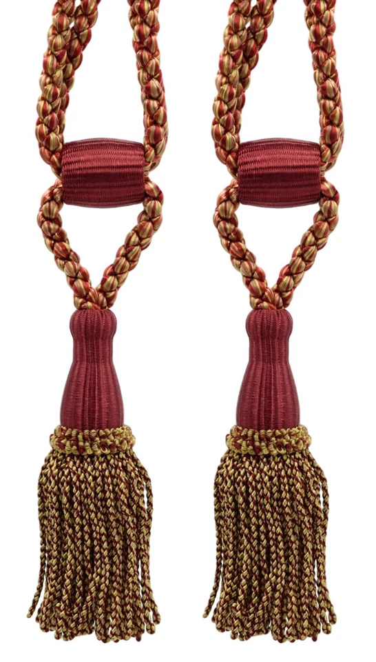 Corbata borla DÉCOPRO, longitud de cable ajustable, color # PR15 [Juego de 2] Foto 1 de 1