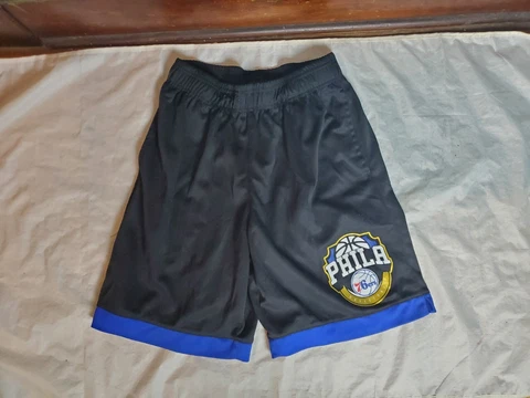 NBA Philadelphia 76ers Shorts Ultra Game Black Basketball Men’s Size Medium M Cover