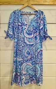 LILLY PULITZER EASLEY KURZARM KLEID Commotion in the Ocean Gr. M Neu mit Etikett - Bild 1 von 4