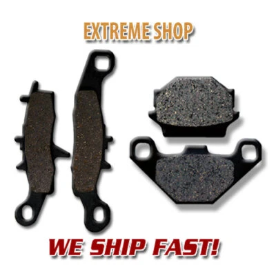 Front + Rear Brake Pads for Kawasaki Super Sherpa KL250 G (1997-2010) NEW - Image 1 of 2