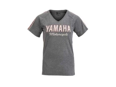 YAMAHA Faster Sons Brazoria T-Shirt Ladies Grey B21-FS202-F0-2L Size 2X-Large Foto 1 de 4