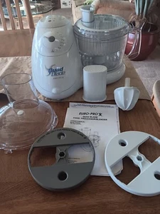 Euro Pro Ep96w Quad Blade Food Processor/blender - Picture 1 of 2
