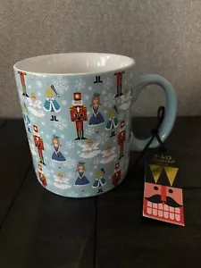 FAO Schwarz Nutcracker Ballet Ceramic Christmas Coffee Mug 22oz NEW WITH TAG - Picture 1 of 2