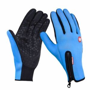 Wind Stop Gloves Anti Slip Windproof Thermal Warm Touchscreen Breathable Unisex