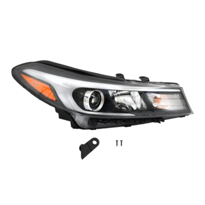 Halogen Type Headlight For 2017 2018 Kia Forte Forte5 Right Side Halogen w/o LED - Imagem 1 de 4