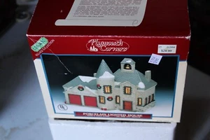 Casa iluminada de porcelana Lemax Plymouth Corners Bristol Firehouse - Imagen 1 de 4