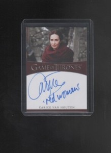Game of Thrones Complete Series volume 2 Carice Van Houten auto. & inscription