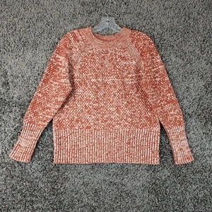 Universal Thread Damen rot weiß gestrickter Langarmpullover Größe M - Bild 1 von 4