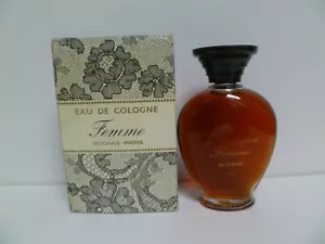 FEMME BY ROCHAS EAU DE COLOGNE 1.8 OZ SPLASH/DAB-ON, HARD TO FIND - Picture 1 of 3