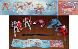 SET 5 Figure Modellini Robot GUNDAM Serie PART 7 BANDAI Gashapon - Picture 1 of 1