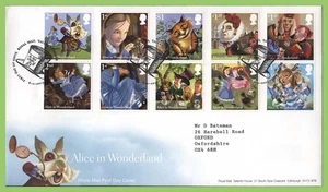 G.B. 2015 Alice in Wonderland set on Royal Mail First Day Cover, Tallents House - Picture 1 of 1