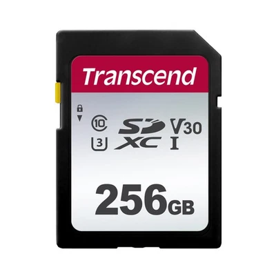 Transcend 256GB Speicherkarte SDXC-Karte 300S UHS-I U3 V30 100/85MB/s - Bild 1 von 2