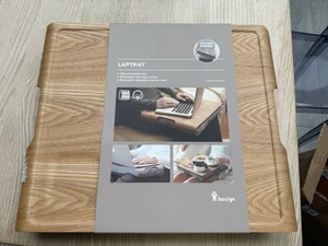 BNWT John Lewis BoSign Natural laptop food drinks lap Tray Large 46cm RRP £72 - Picture 1 of 4