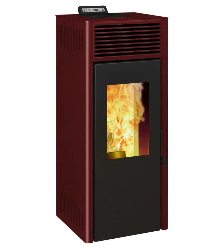 STUFA A PELLET VENTILATA INVICTA "NUOVA NOLA PLUS" ROSSO 9,5 KW - Immagine 1 di 1