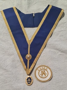 Masonic Craft Provincial Collar, Essex Assistant DC, collar jewel & apron badge - Foto 1 di 2