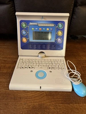 Discovery Kids Teach & Talk Exploration Laptop Blue Kids Learning Center Works  - Image 1 of 4