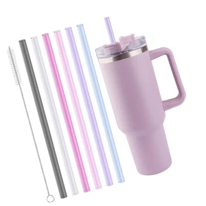 Joshey 12 Zoll Tritan Ersatz Strohhalme für Stanley 40 Unzen Becher - 6er Pack Re... - Bild 1 von 7