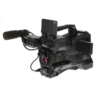 SONY PXW-Z450 + HDVF-EL30 XDCAM Shoulder Camcorder 1652h Ver.6.11 USED - Image 1 of 4