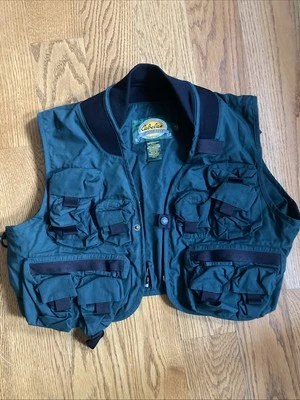 NICE Medium Cabela’s  OUTDOOR WEAR VEST Fly Fishing HIKING HUNTING Vintage - Image 1 of 4