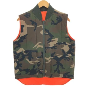 ARCTIC EXPLORER Camouflage Pattern Reversible Padded Vest Men's S Size Vinta... - Picture 1 of 22