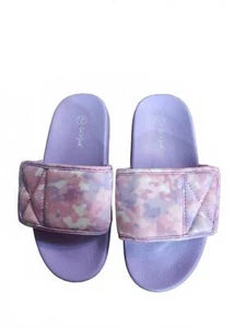 Stylish Purple Casual Slides with Camo Design, Size 13/1, *New* - Picture 1 of 1