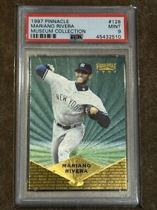 1997 Pinnacle Museum Collection #128 Mariano Rivera PSA 9 Mint