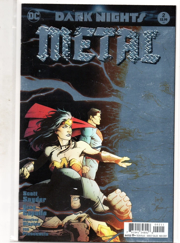 DC Dark Knights Metal 2 Comic High NM 9.2 Bag Board Key 1st Batman Who Laughs - Image 1 of 1