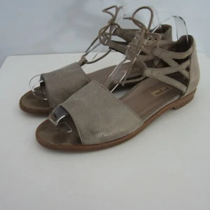 Paul Green Munchen Womens US 7.5 Taupe Beige Brown Sparkle Gladiator Sandals 5 - Picture 1 of 12