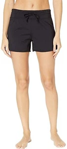 24th & Ocean Women's 182415 Solid Front Tie Short Bikini Bottom Swimwear Size M - Picture 1 of 3