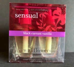 Bath & Body Works Aromatherapy Black Currant Vanilla 2 Pack Wallflower Bulbs - Picture 1 of 3