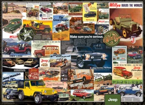 Eurographics Jeep Advertising Collection 1000 Piece Jigsaw Puzzle - Picture 1 of 2
