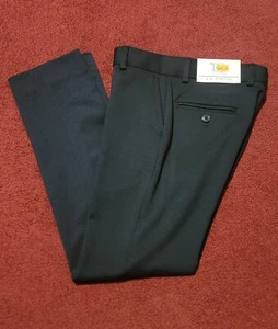 ⚡️NEW Boys Dress Pants Sz 10  Adjustable Waist Stretchy Material Navy Blue Slim - Picture 1 of 8